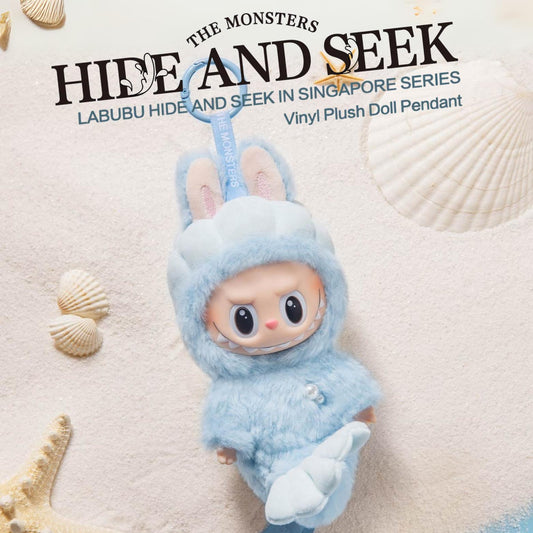 THE MONSTERS - HIDE AND SEEK IN SINGAPORE SERIES-Vinyl Plush Doll Pendant
